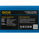 Rebelcell 12V210 Edge LiFePO4 Akku mit/ohne Ladegerät