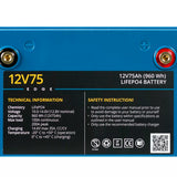 Rebelcell 12V75 Edge LiFePO4 Akku mit/ohne Ladegerät