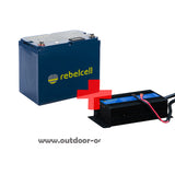 Rebelcell 12V140 AV Lithium Akku mit/ohne Ladegerät