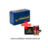 Rebelcell 12V18 AV Lithium Akku mit/ohne Ladegerät