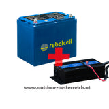 Rebelcell 12V190 AV Lithium Akku mit/ohne Ladegerät