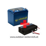 Rebelcell 12V50 AV Lithium Akku mit/ohne Ladegerät