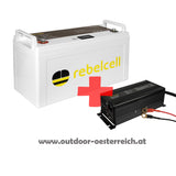 Rebelcell 24V100Ah BT Lithium Akku mit/ohne Ladegerät