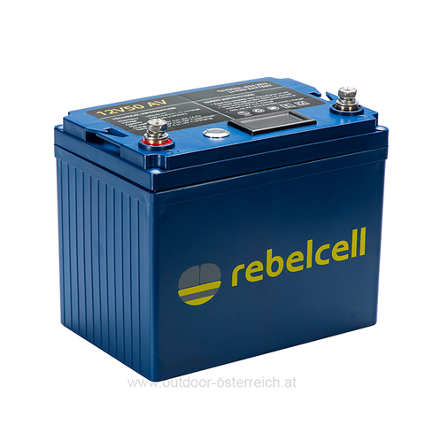 Rebelcell 12V50 AV Lithium Akku - Outdoor-Österreich